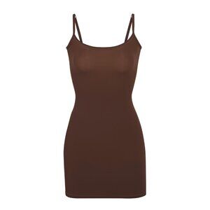 NWT - SKIMS Fits Everybody Slip Dress - Cocoa - Size Small [CURRENT STYLE!]